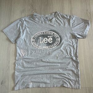 Lee Light Gray Graphic Crewneck Tee